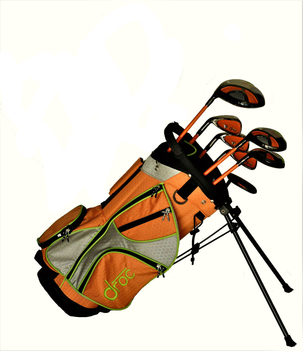 left handed plastic golf set